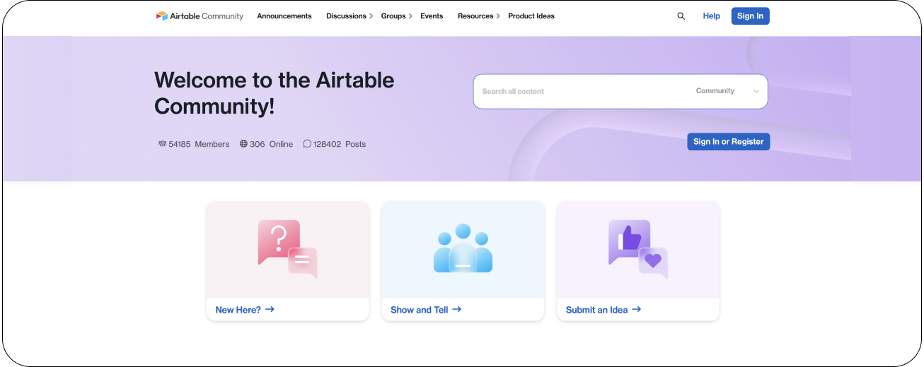 Airtable community